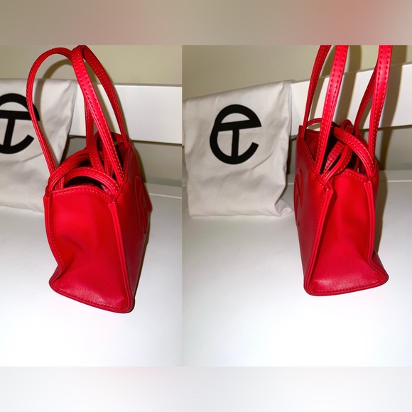 SOLD!! Telfar Small Shopping Bag - Red - Picture 5 of 8